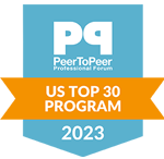 PeerToPeer Top 30 2023 badge