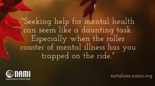 Seeking help for mental health can seem like a daunting task...