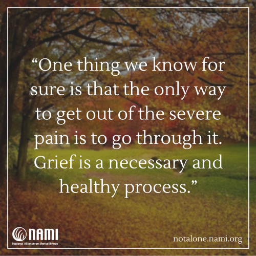 One thing we know for sure is that the only way to get out of the severe pain is to go through it.