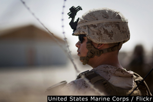 US Marine Corps soldier