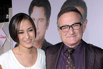 Robin Williams and his daughter Zelda