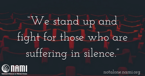 We stand up and fight for those who are suffering in silence.